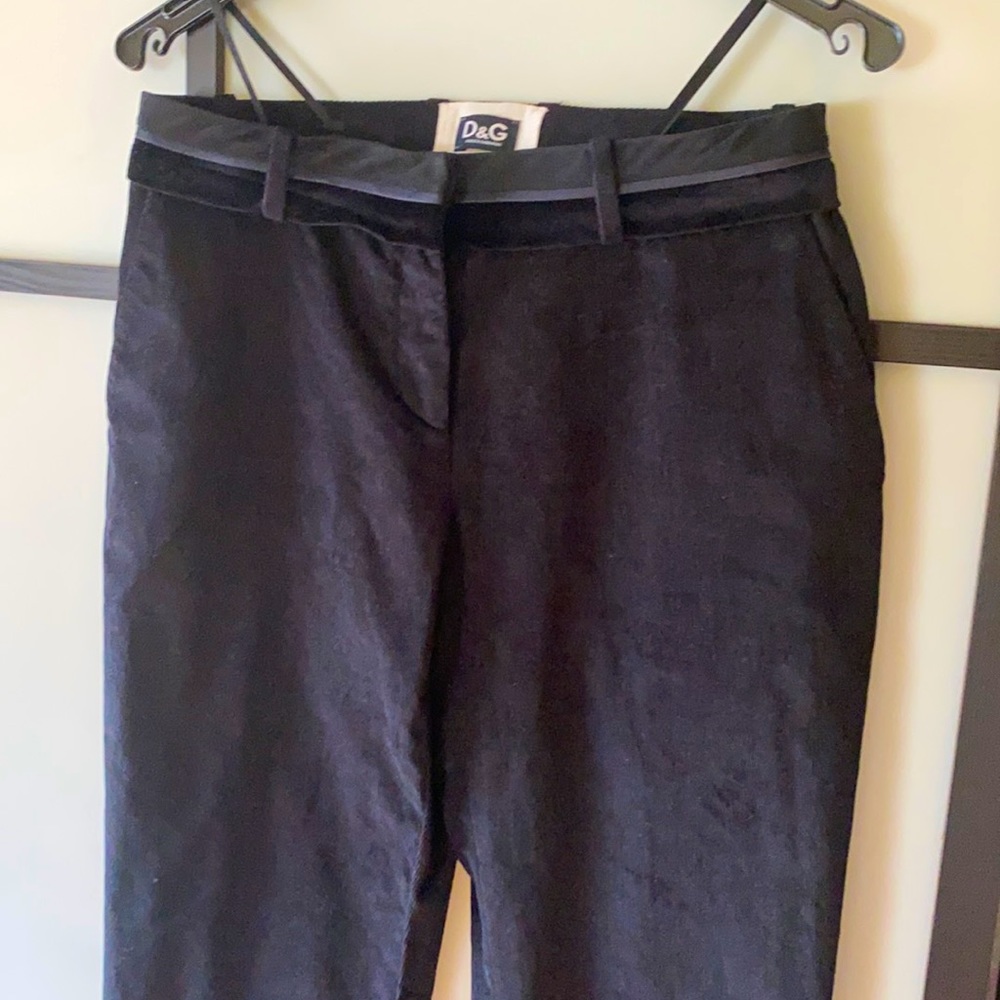 Authentic D&G corduroy black pants